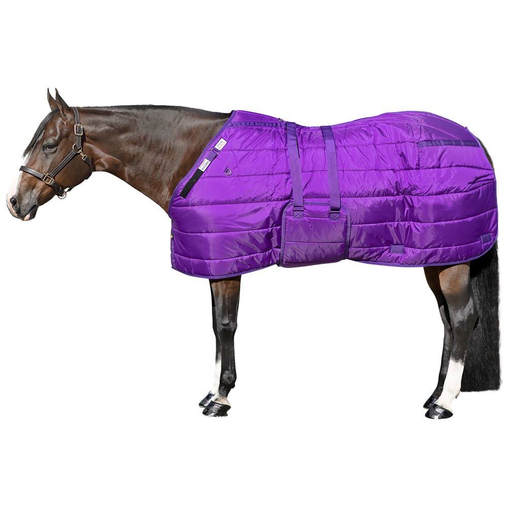 Adjusta-Fit Dura-Nylon V-Free Guardian Bellyband Stable Blanket - Midweight 78 Purple