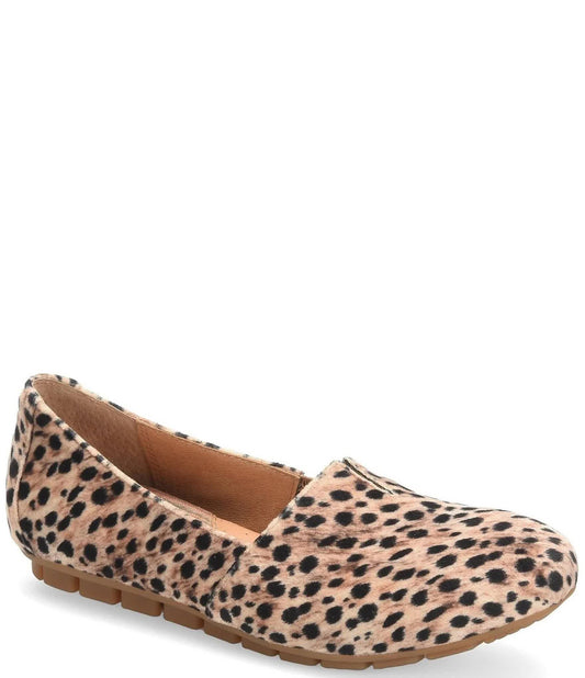 Born Sebra Shoe 8 / Black Natural Leopard