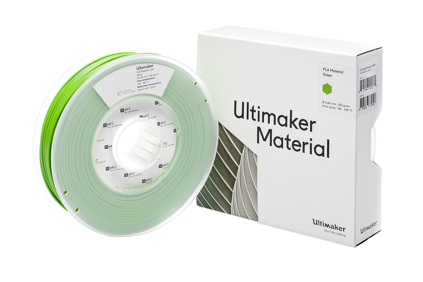 Ultimaker NFC Pla Filament 2.85mm (750g) Green