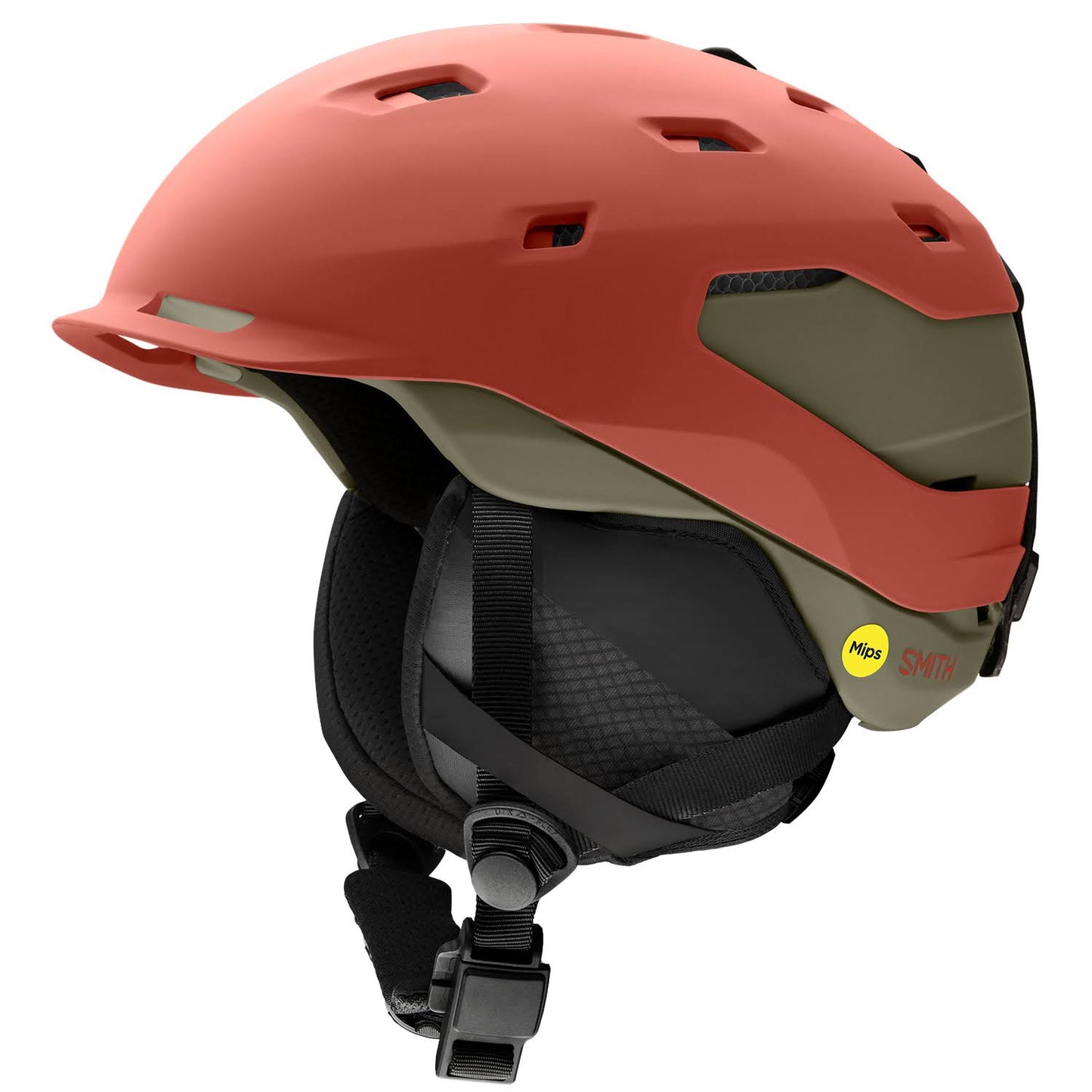 Smith Quantum MIPS Snow Helmet - Matte Clay RED/ALDER | Medium