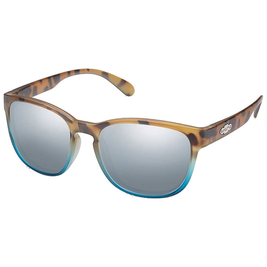 Suncloud Loveseat Polarized Sunglasses Tortoise Blue Fade-Silver Mirror