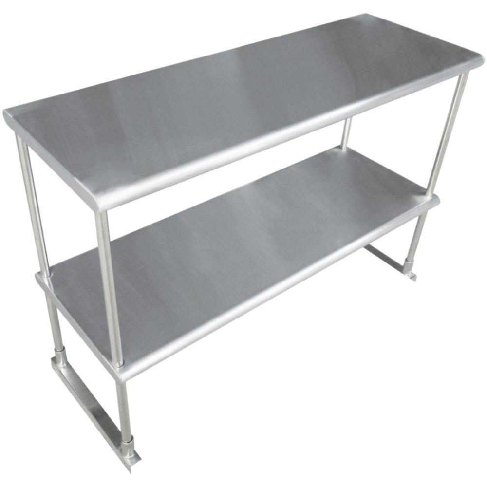 Advance Tabco EDS-18-72-X - Double Overshelf, Table Mounted