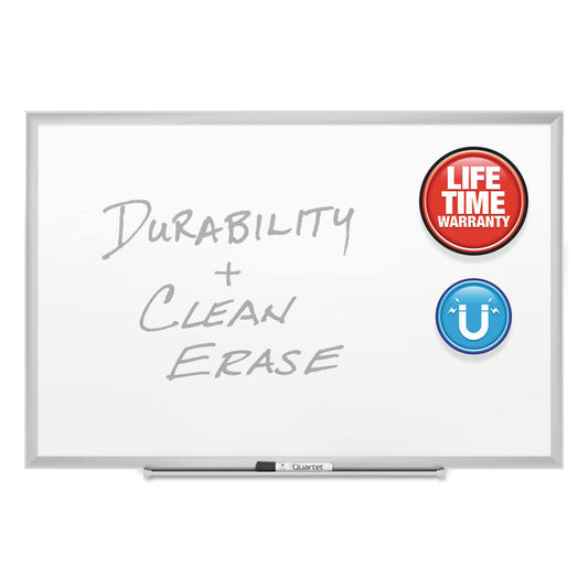 Quartet 72 x 48 in. Porcelain Magnetic Dry Erase Board Aluminum Frame