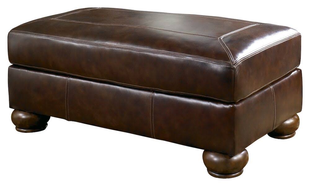 Signature Design by Ashley Axiom Ottoman - Walnut