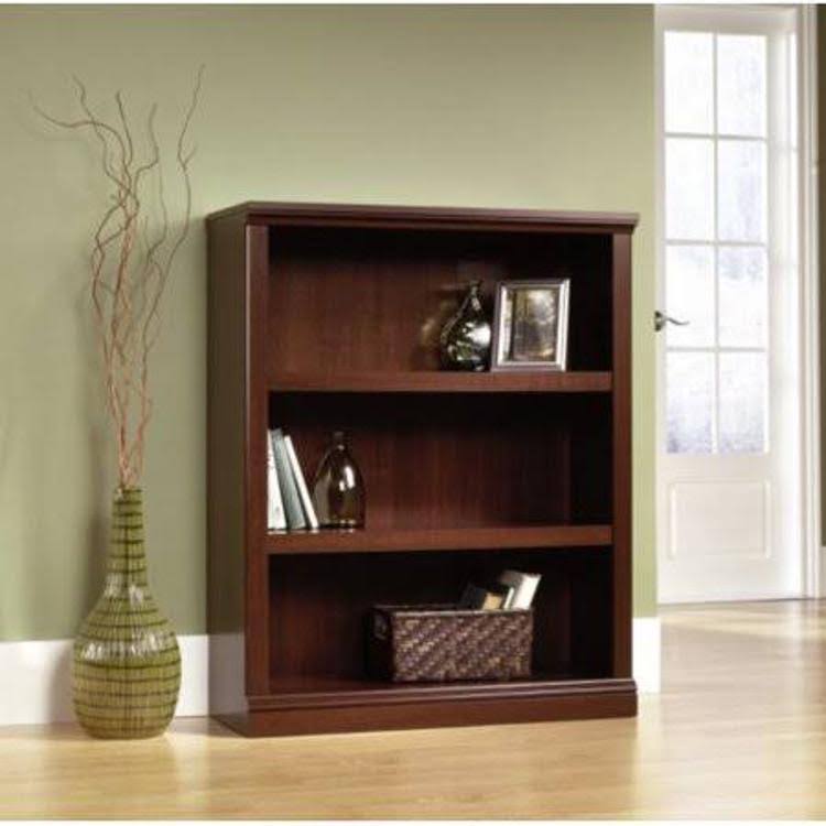 Darby Home Co Hartman Standard Bookcase; Cherry (Red)