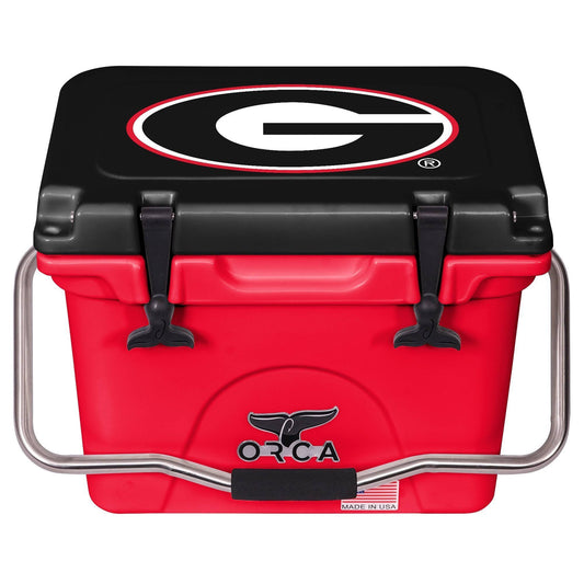 Orca Georgia Bulldogs 20 Quart Cooler Red