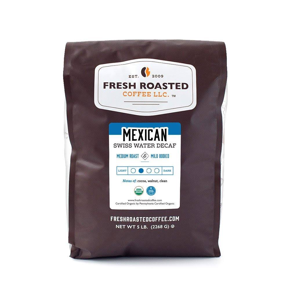 Organic Mexican Swiss Water Decaf Coffee, 5 lb Bag / Drip Grind