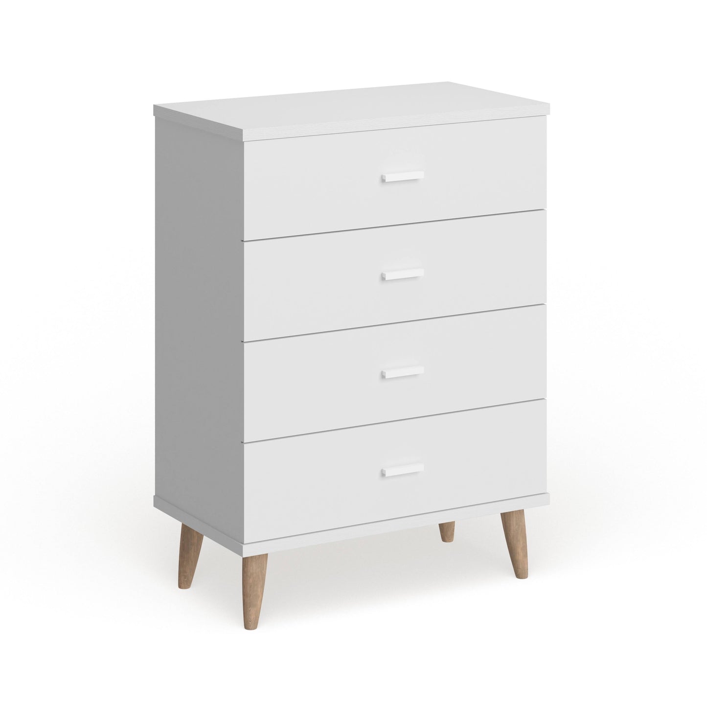 Carson Carrington Bridgette I Modern White 4-Drawer Chest