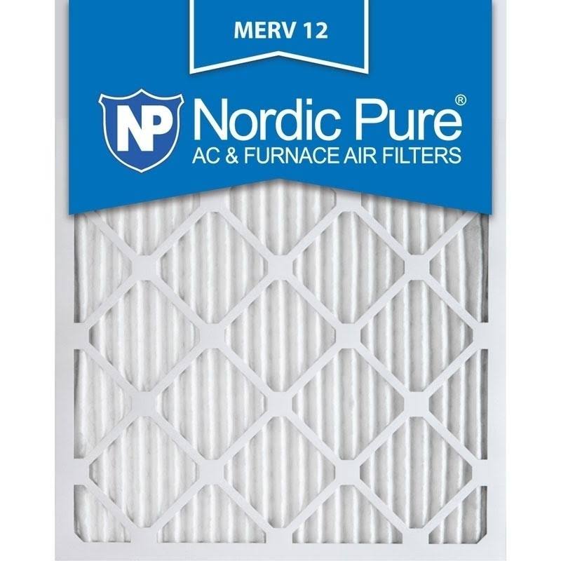 12x20x1 Pleated MERV 12 AC Furnace Air Filters Qty 24