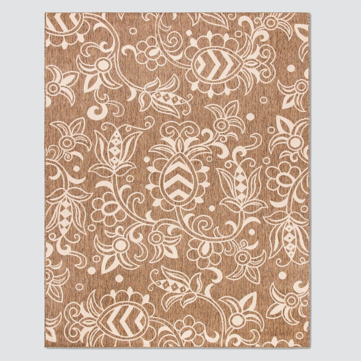 Safavieh Beach House Rug Collection BHS246T - Brown / Beige - 4 x 6