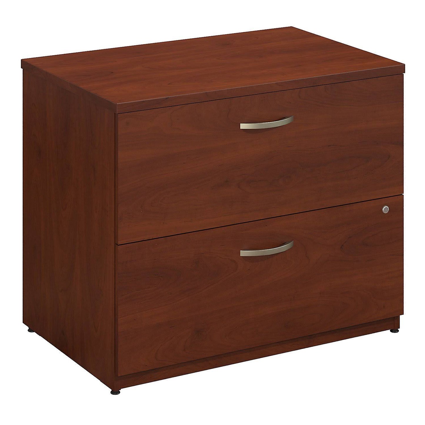 Bush Business Furniture 2 Drawer Lateral File Cabinet, Hansen Cherry