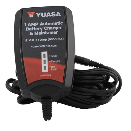 Yuasa YUA1201000 12V 1 Amp Automatic Battery Charger Maintainer