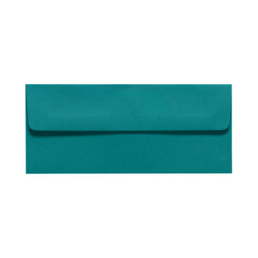 #10 Square Flap Envelopes (4 1/8 x 9 1/2) - Teal (500 Qty.)