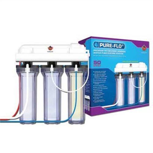 Coralife Pure-Flo II - 50 GPD 3 Canister RO System