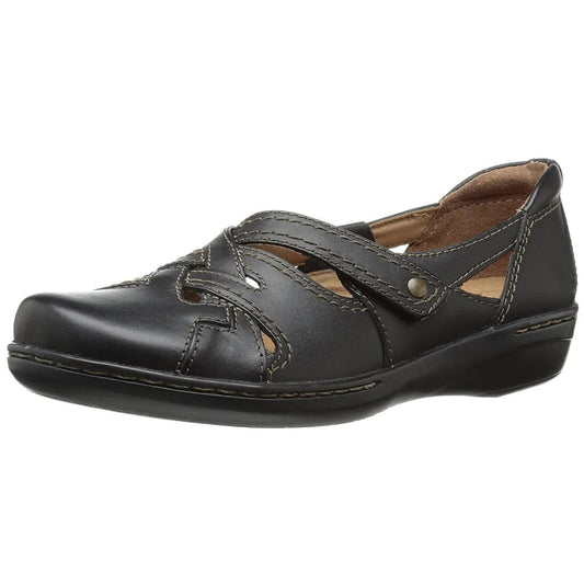 Clarks - Black Leather - Womens 6.5 Medium