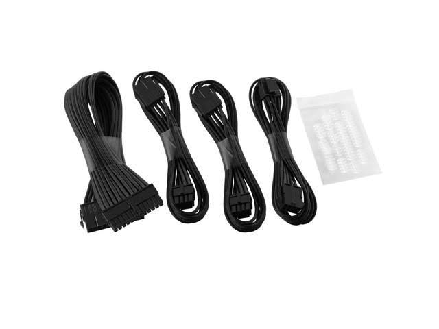 Cablemod ModFlex Basic Cable Extension Kit - Dual 6+2 Pin Series - Black