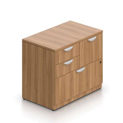 4-Drawer Lateral Filing Cabinet Offices to Go Color: Autumn Walnut