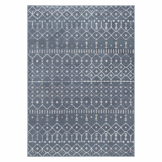 Tayse Rugs Madison Heidy 5 ft. x 7 ft. Area Rug, Dark Gray