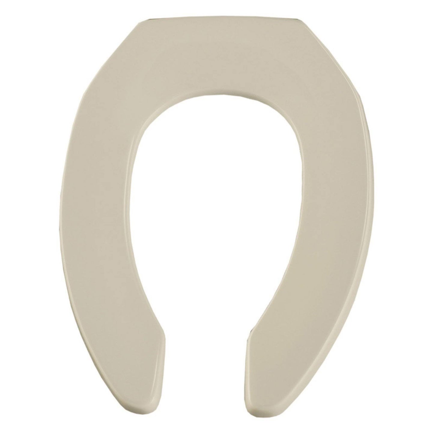 Bemis Commercial Open Front Elongated Toilet Seat Finish Bone