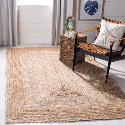 Chatham Hand-Woven Flatweave Natural Rug Charlton Home Rug Size: Rectangle 6& x 9&