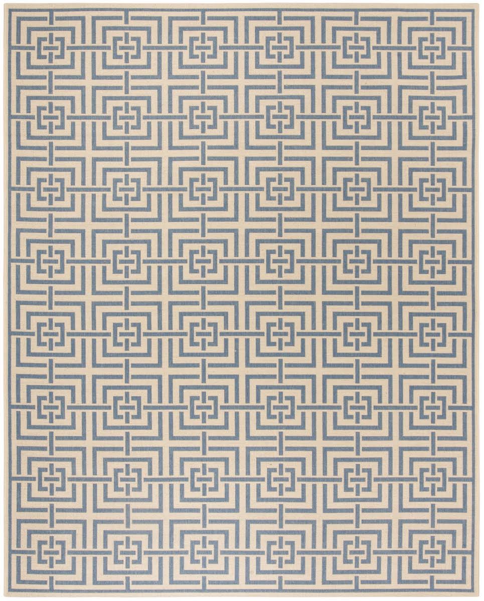 Safavieh Linden LND128N Cream/Blue 8 x 10 Area Rug