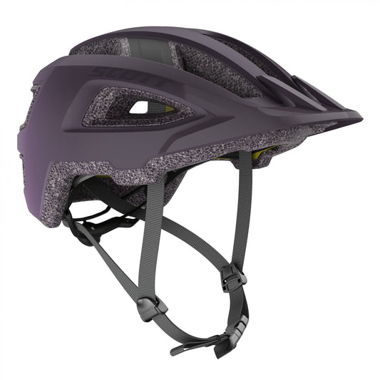 Scott Groove Plus Helmet Purple, Cycling Helmet (Size M/L - Color Dark Purple)