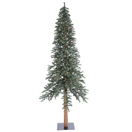 Vickerman 9 ft Natural Bark Alpine Artificial Christmas Tree