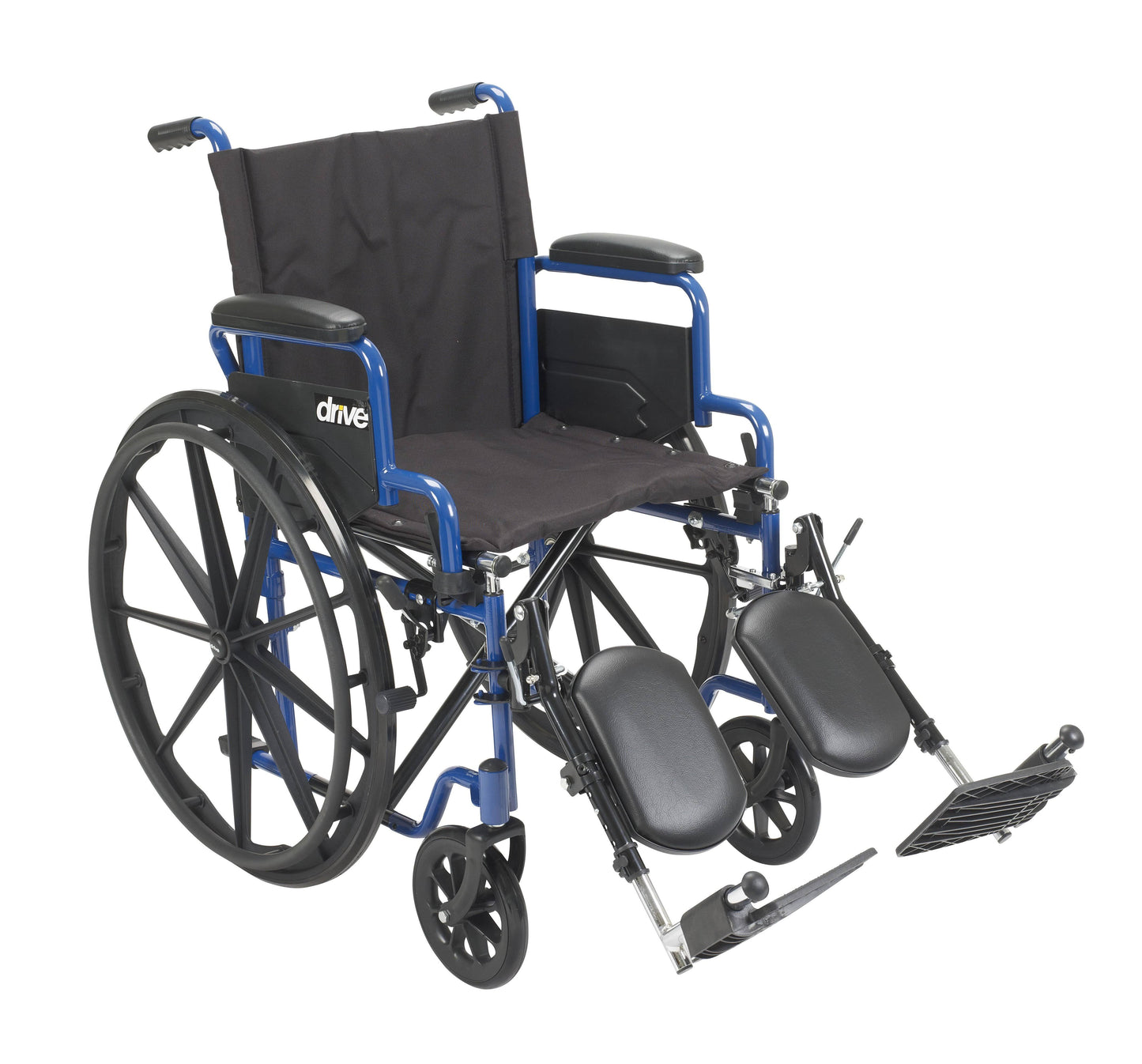 Drive Medical - Blue Streak Wheelchair with Flip Back Desk Arms