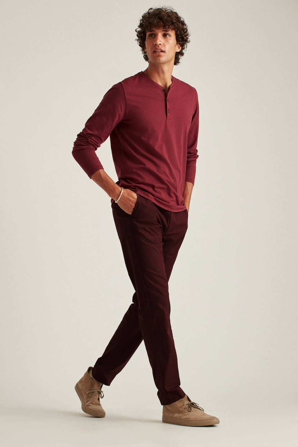 Tech Chinos Slim for Men by Bonobos - Spiced Brandy - 31