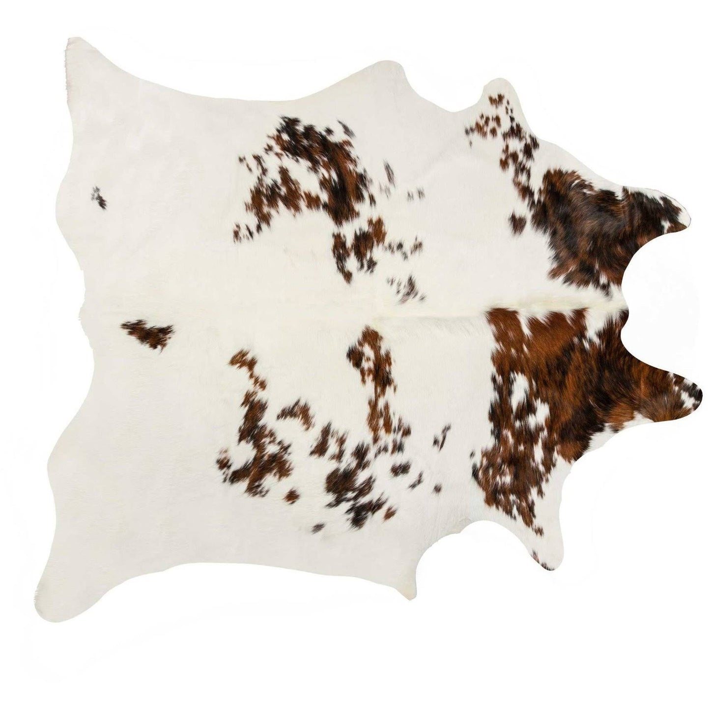 5 x 7 Tricolor Cowhide Area Rug