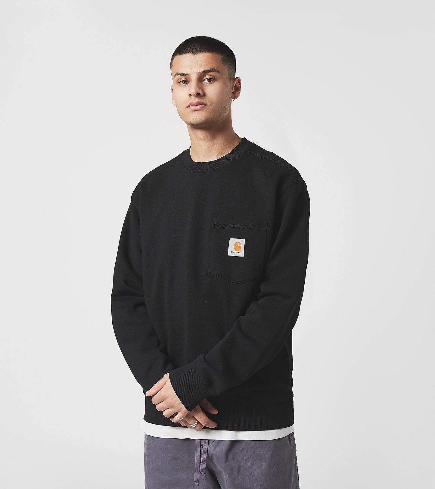 Carhartt WIP Pocket Sweat - Black - S - Men