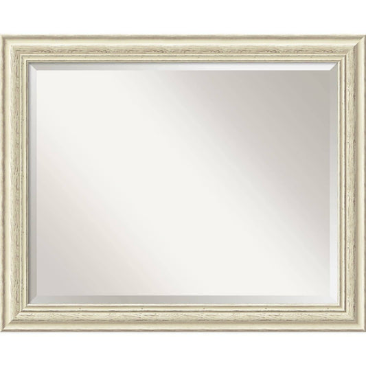 The Gray Barn Wilset Large Country Whitewash Wall Mirror