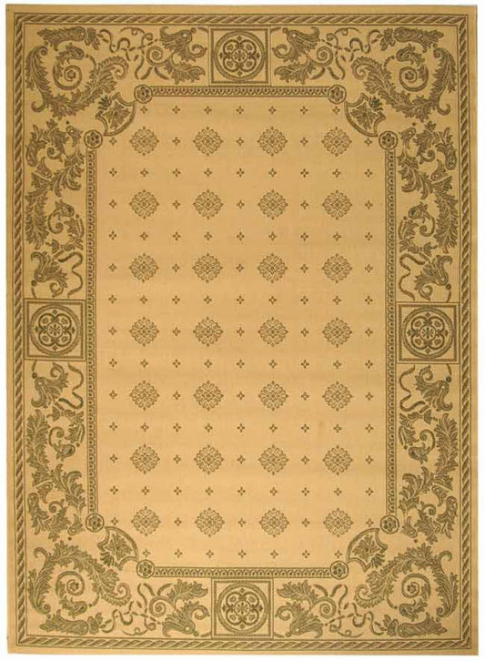 Safavieh Courtyard Area Rug CY1356 Natural / Olive, 6 7