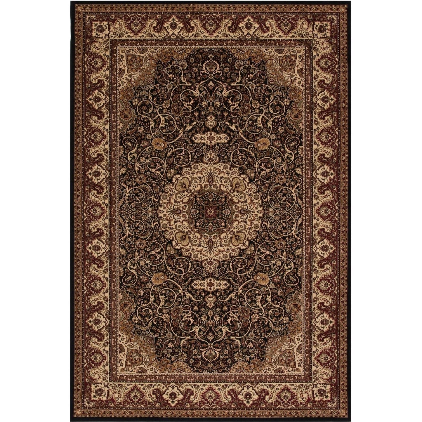 Concord Persian Classics Isfahan Rug Black