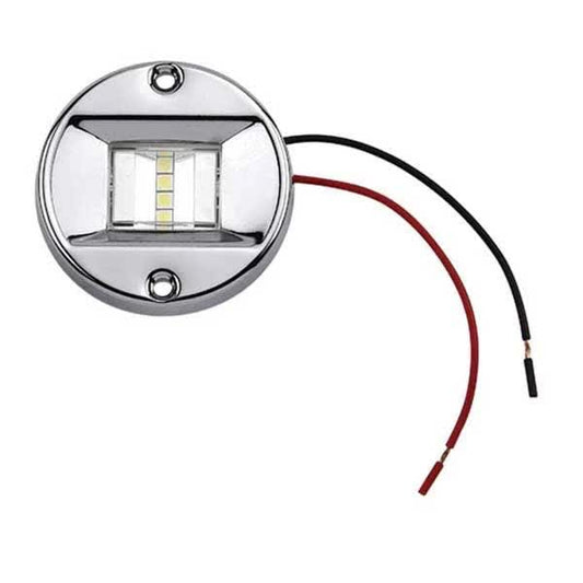 West Marine Flush Mount Round LED Stern Navigation Light