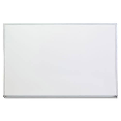 Universal Dry Erase Board Melamine, 36 x 24, Satin-finished Aluminum Frame