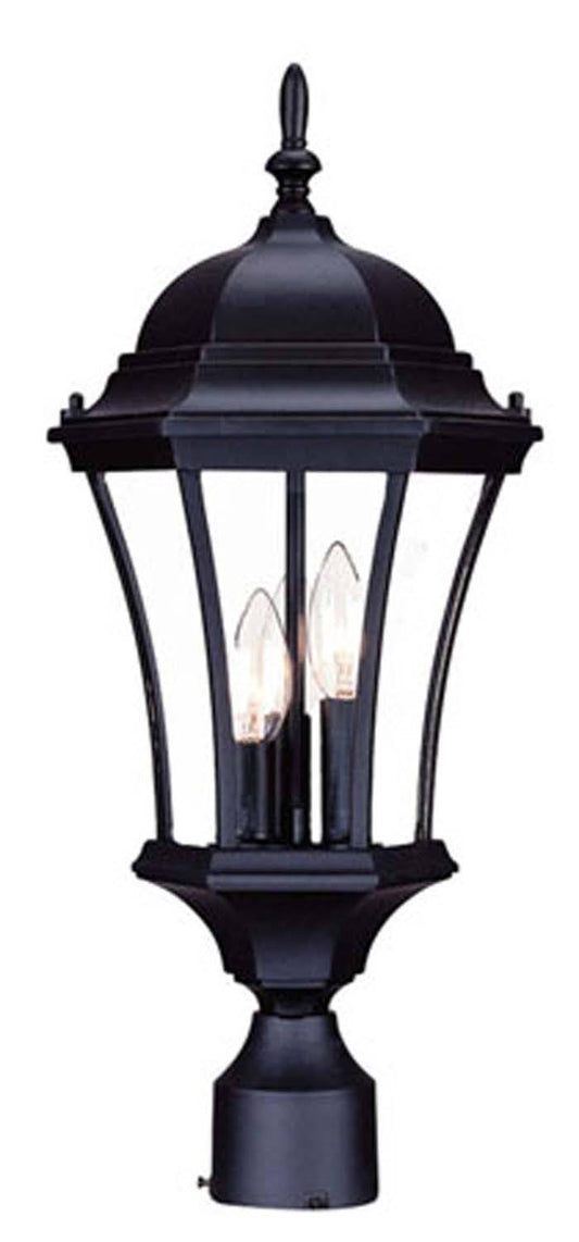 Acclaim 5027BK Brynmawr Collection 3-Light Post Mount Outdoor Light Fixture, Matte Black