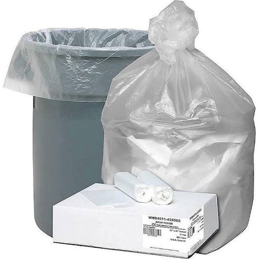 Webster Ultra Plus 31-33 Gallons Trash Bags WHD4011-435566 - Natural