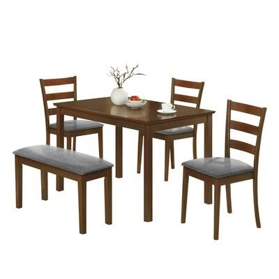 Affan 5 Piece Counter Height Dining Set Red Barrel Studio