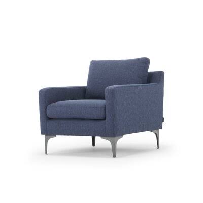 Eckard Armchair Fabric Talent Dark Blue Polyester Blend