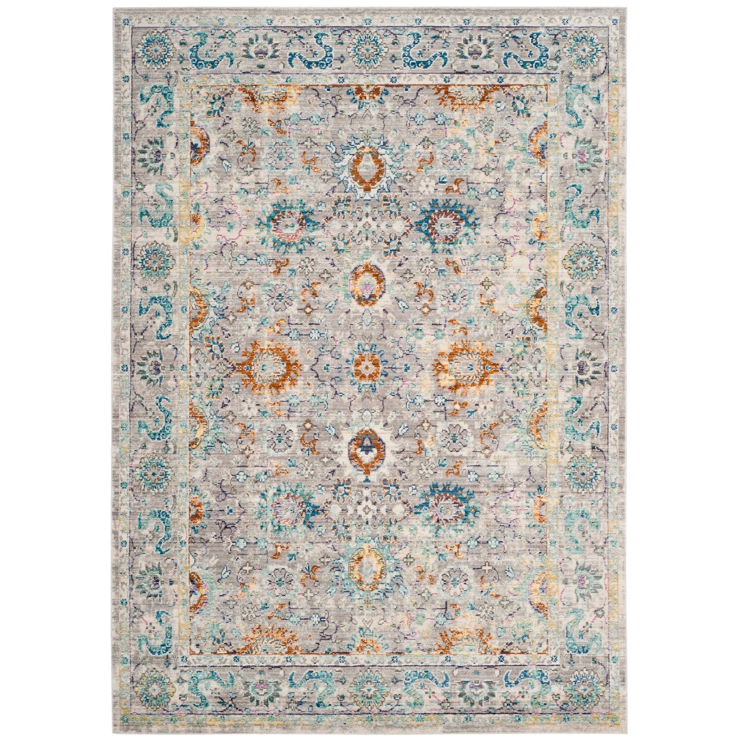 Safavieh Mystique MYS924R Grey / Multi Rug 67