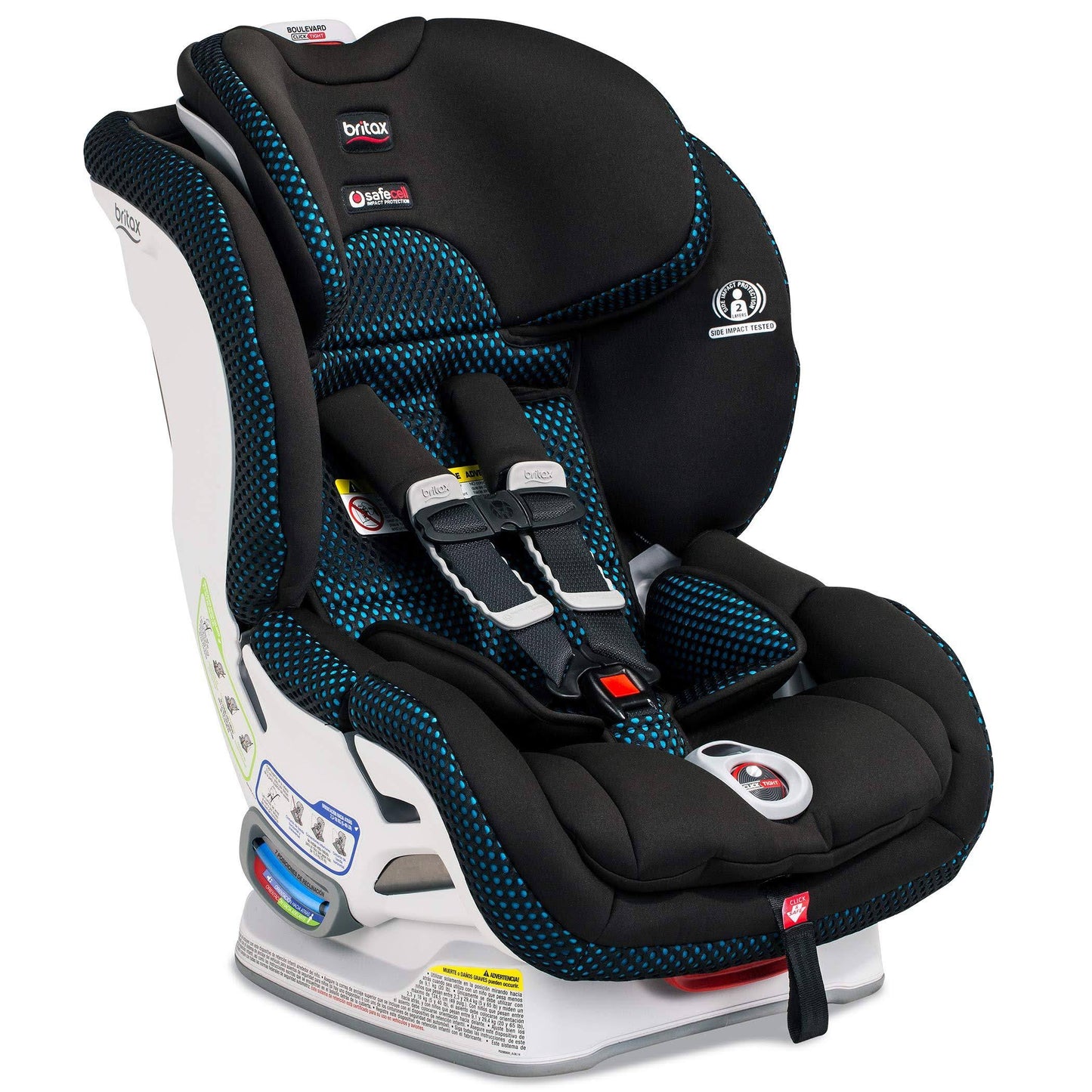 Britax Boulevard ClickTight Convertible Car SEAT, Cool Flow Teal