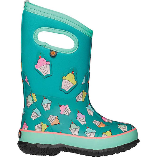 Bogs Youth Classic Design A Boot - Cupcakes - 3 - Teal Multi