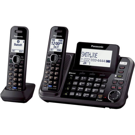 Panasonic Kx-tg9542b Dect 6.0 Link2Cell 2-Line 2-Handset