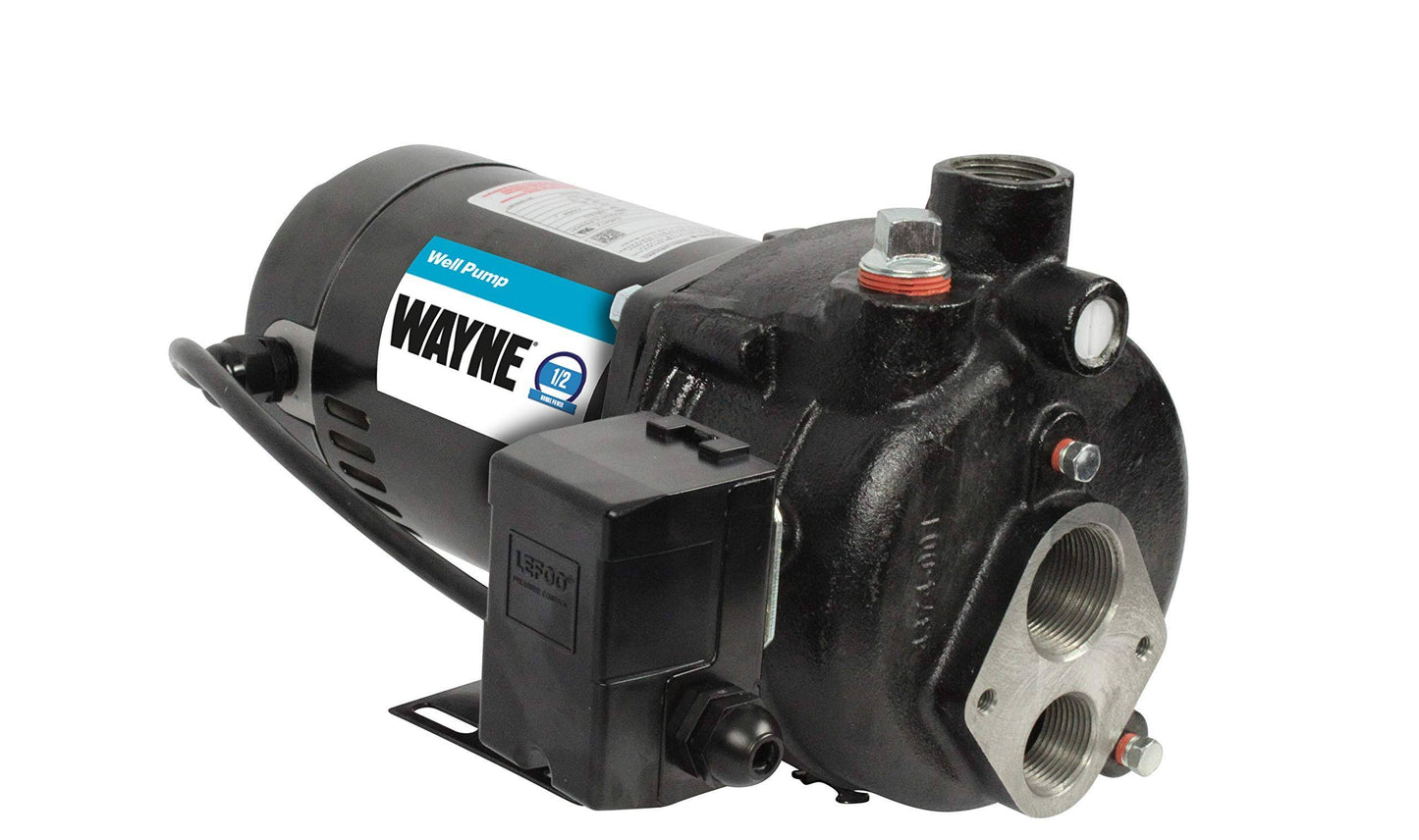 Wayne Upgraded 1/2 HP Cast Iron Convertible Well Jet Pump CWS50