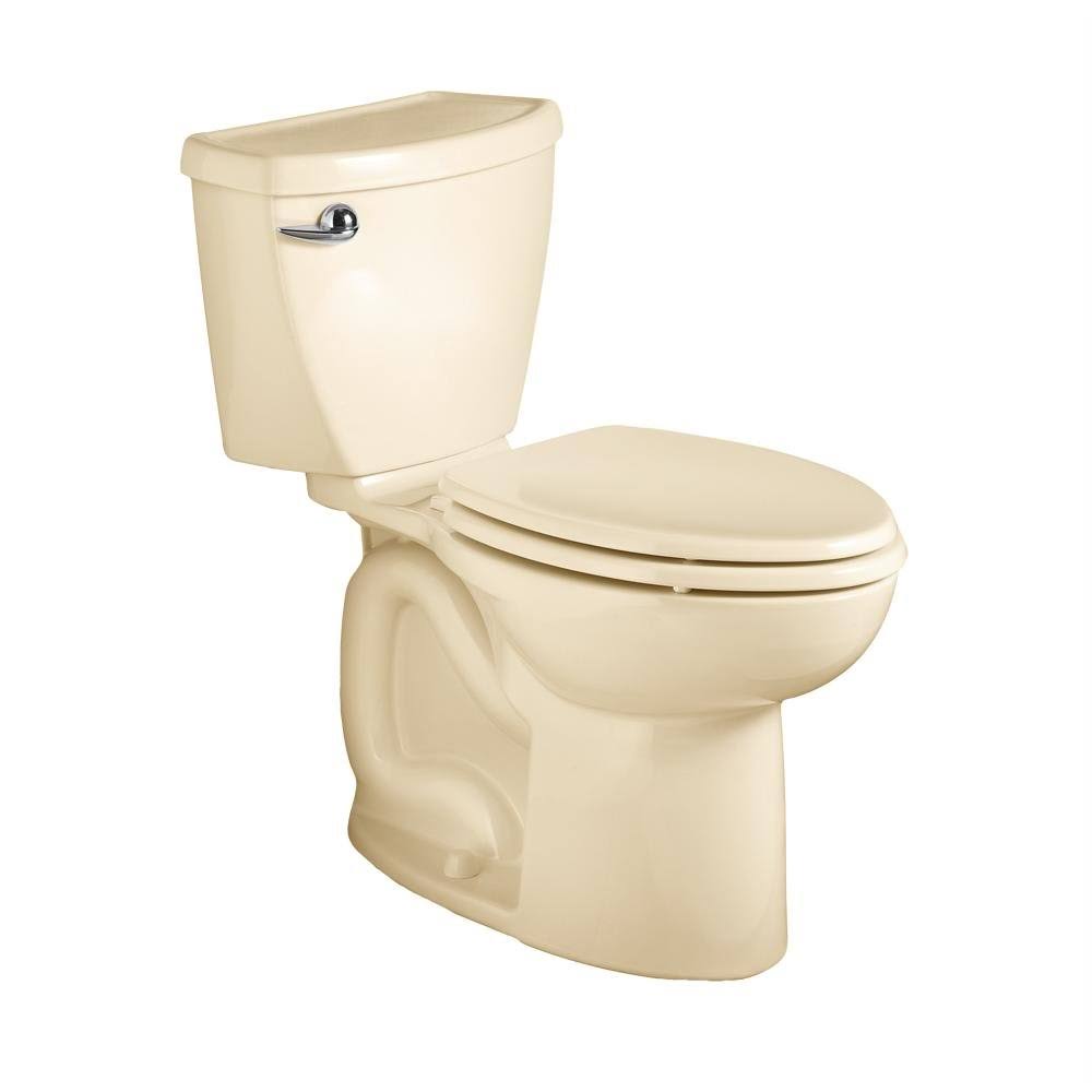 American Standard 270AA001.021 Cadet 3 Powerwash Right Height 2-Piece 1.6 GPF Elongated Toilet in Bone