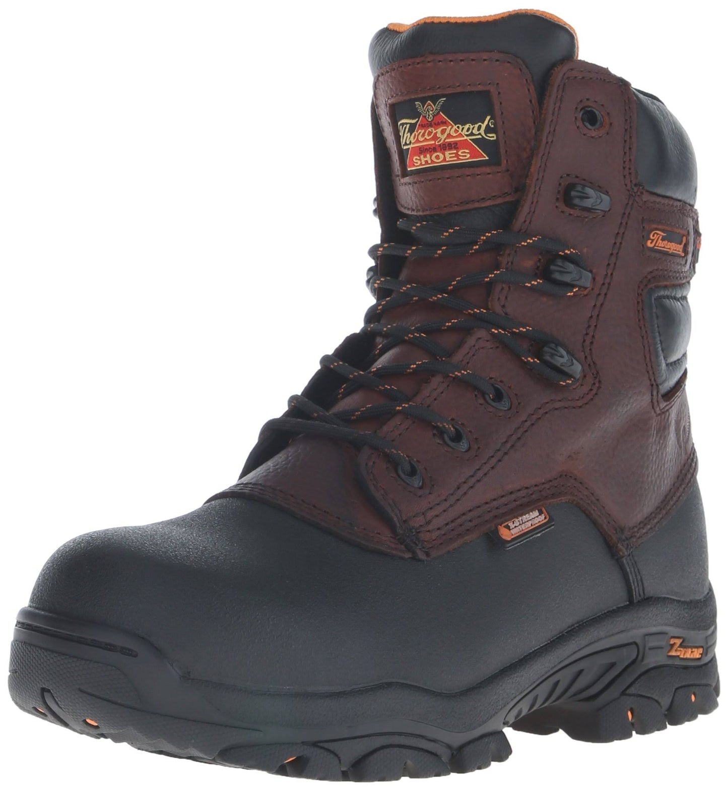 Thorogood 7 in. Waterproof Z-Trac Composite Toe Work Boot Brown 11 M