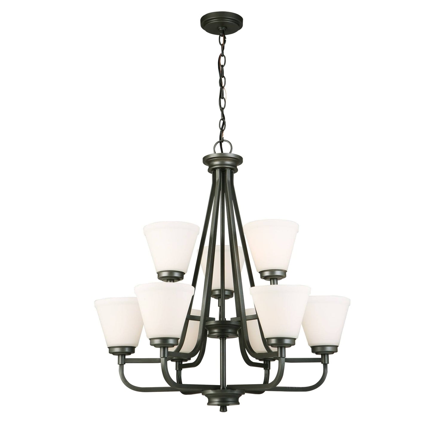 Eglo 202902A Mayview Graphite Chandelier Light