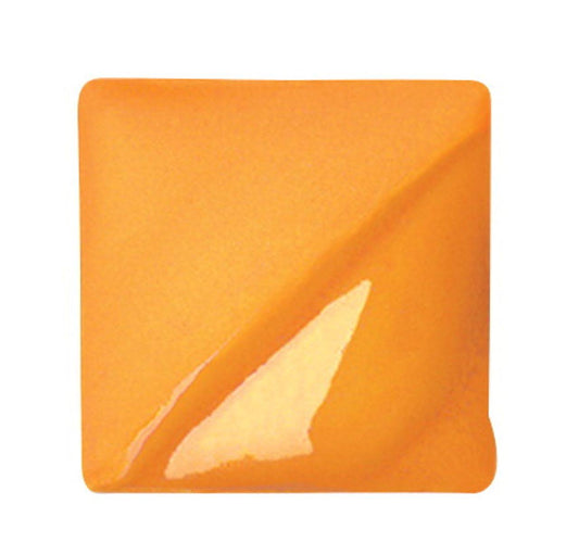 Amaco Velvet Lead-Free Non-Toxic Semi-Translucent Underglaze, 1 Pint, Bright Orange V-390