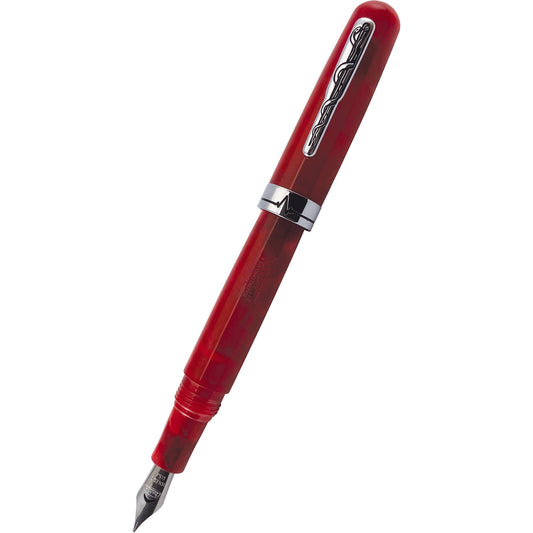 Conklin All American Courage Fountain Pen - Red (Limited Edition) Extra Fine